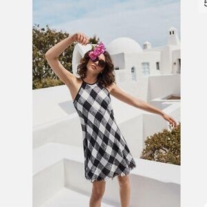 Anthropologie Cloth and Stone Plaid Dress